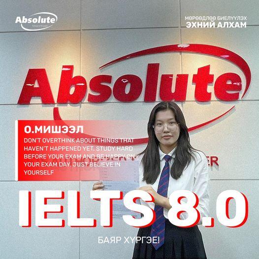 IELTS 8.0 Misheel O.