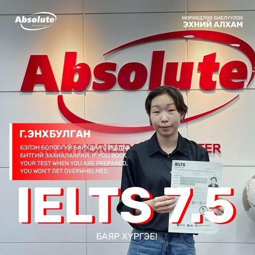 IELTS 7.5 Enkhbulgan G.