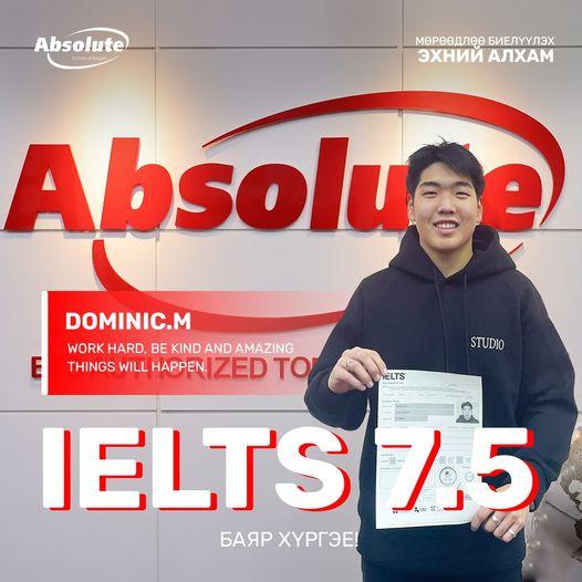 IELTS 7.5 Dominic M.