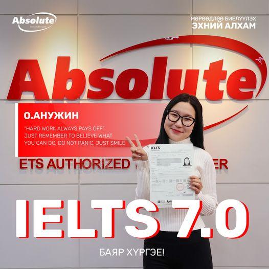 IELTS 7.0 Anujin O.