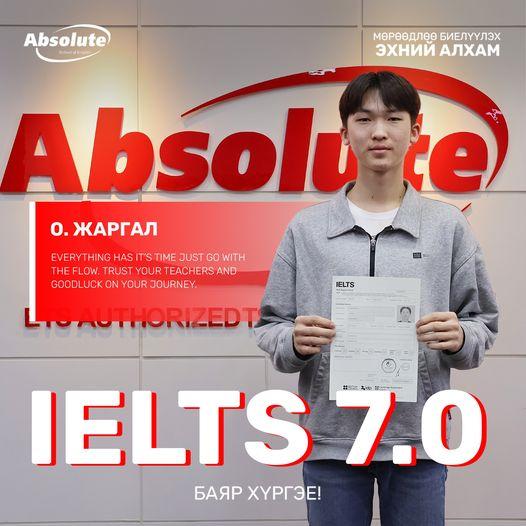 IELTS 7.0 Jargal O.