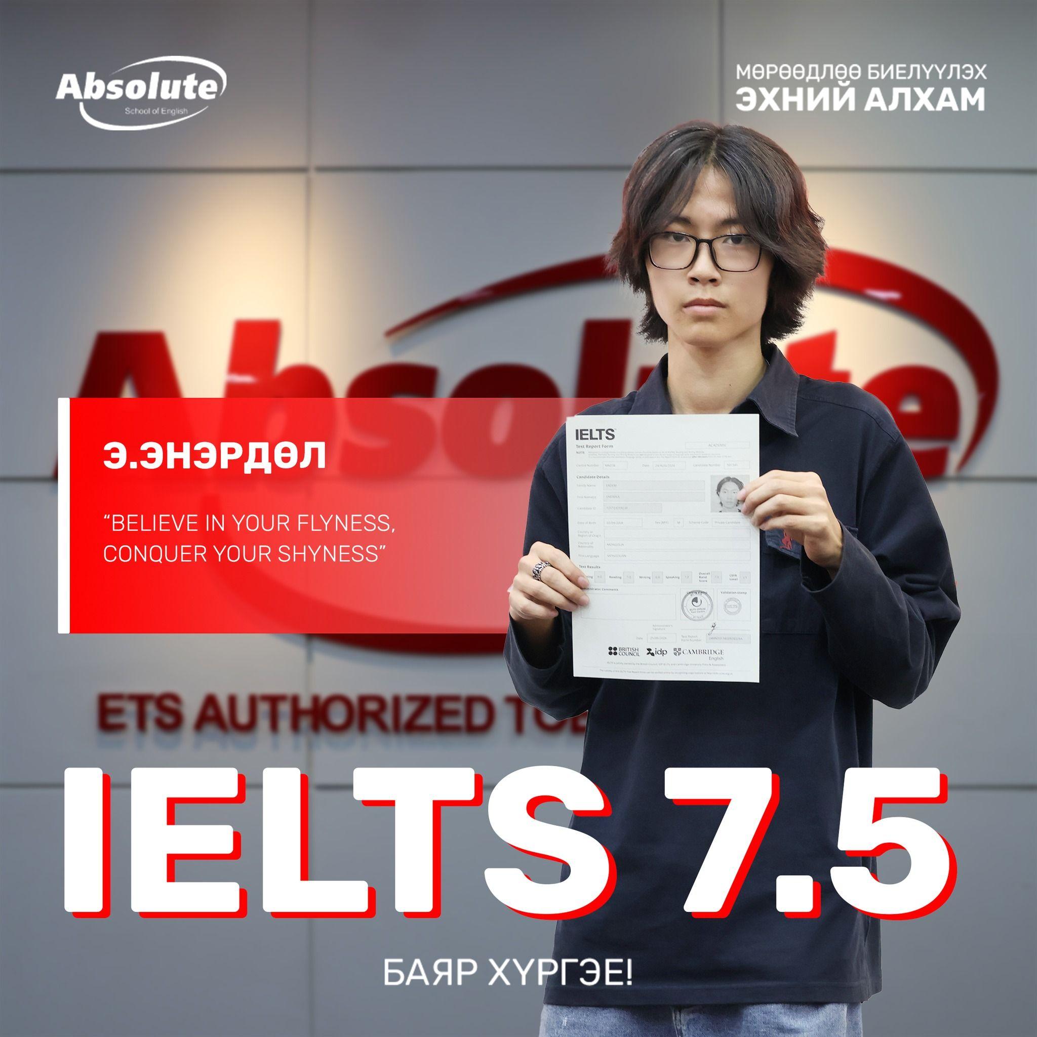 IELTS 7.5 Enerdul E.