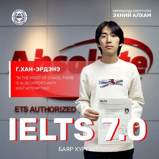 IELTS 7.0 Khan-Erdene G. 