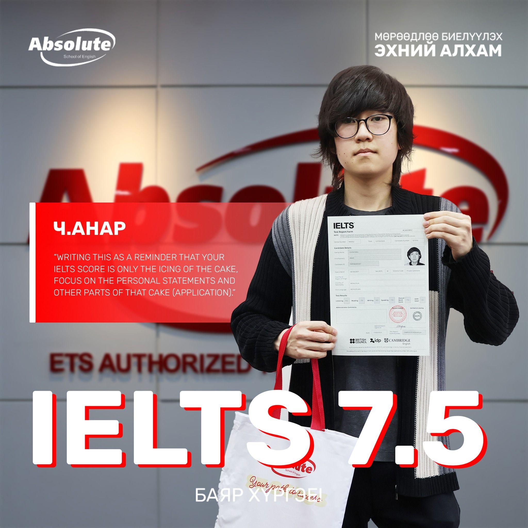 IELTS 7.5 Anar Ch.